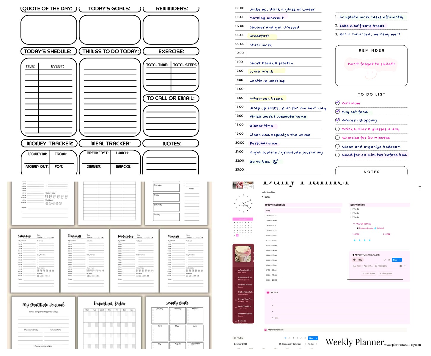 Custom Daily Planner: Create Your Perfect Schedule