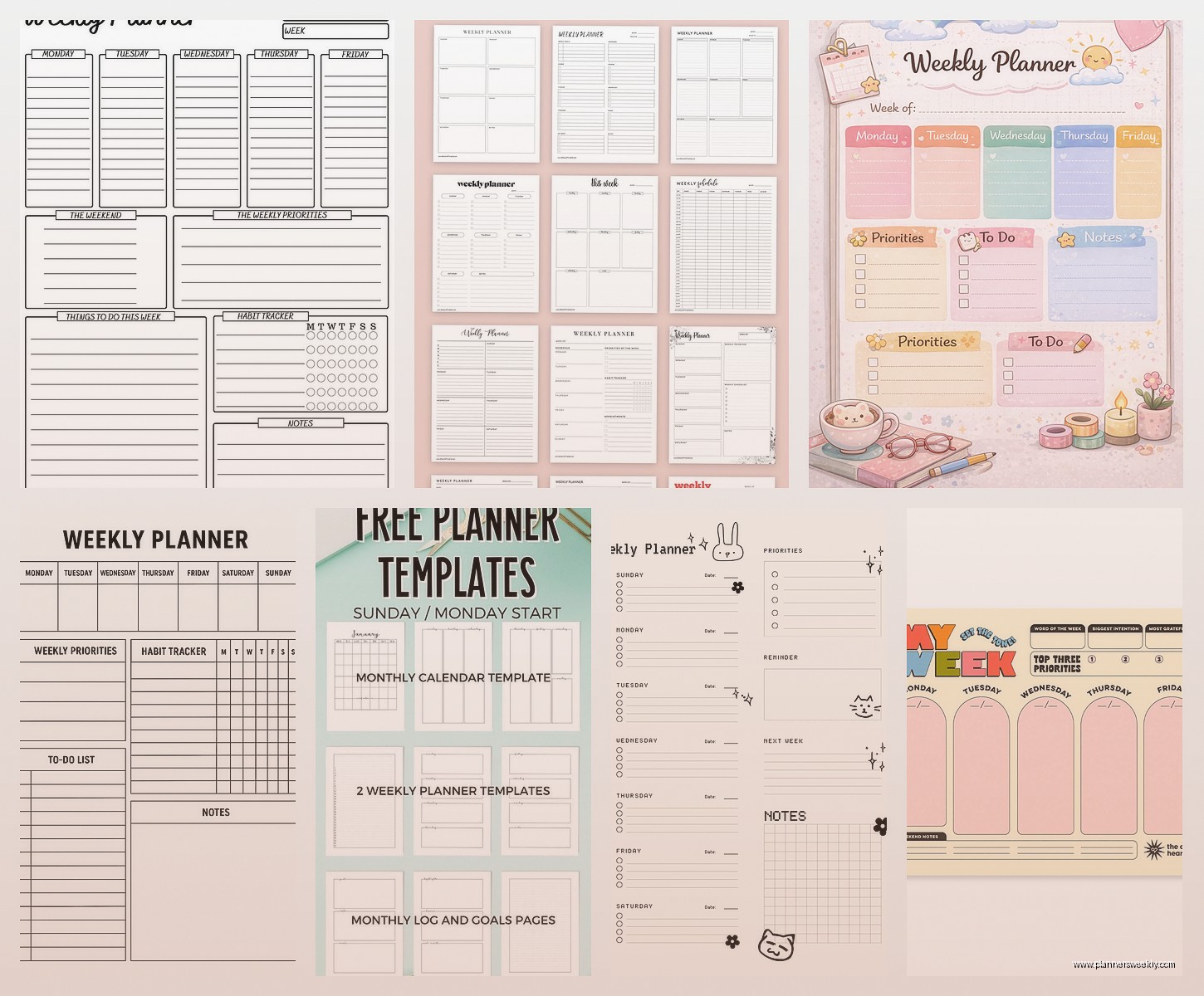 Custom Weekly Planner: Create Your Perfect Schedule