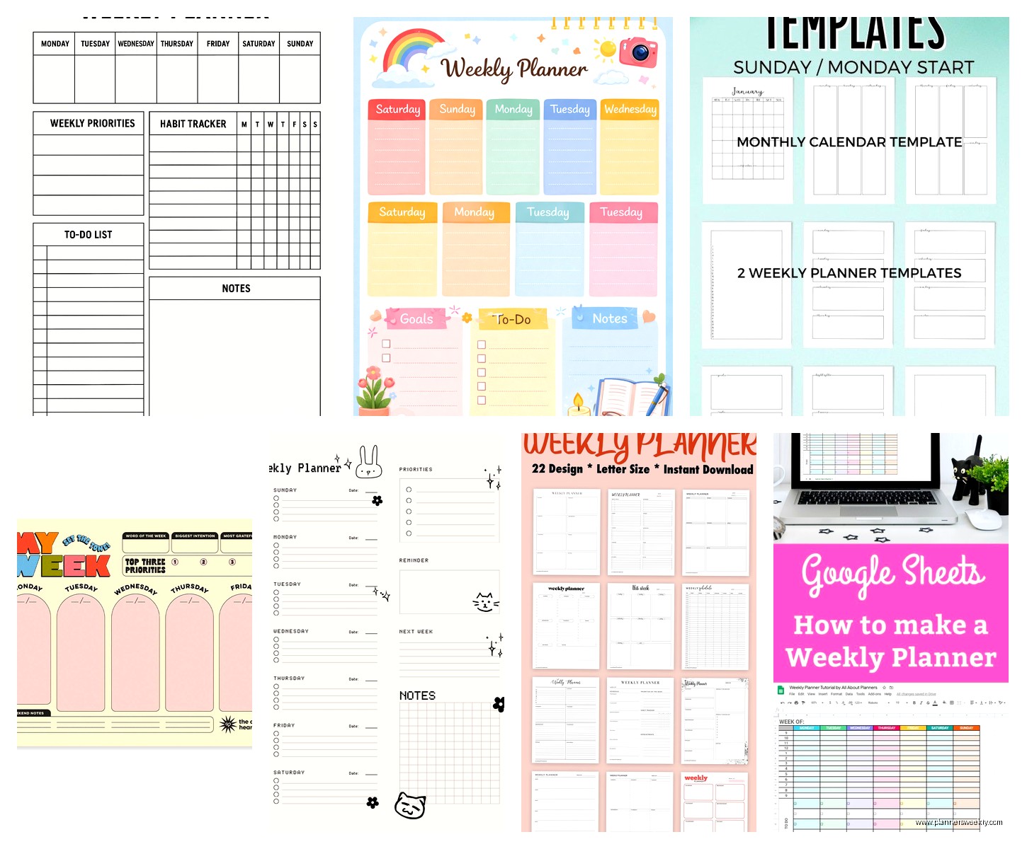Custom Weekly Planner: Create Your Perfect Schedule