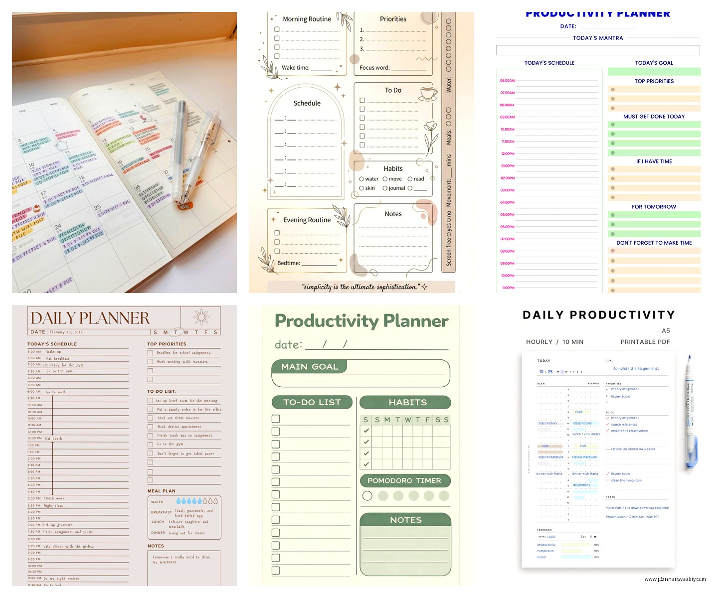 Daily Productivity Planner: Best Systems & Templates