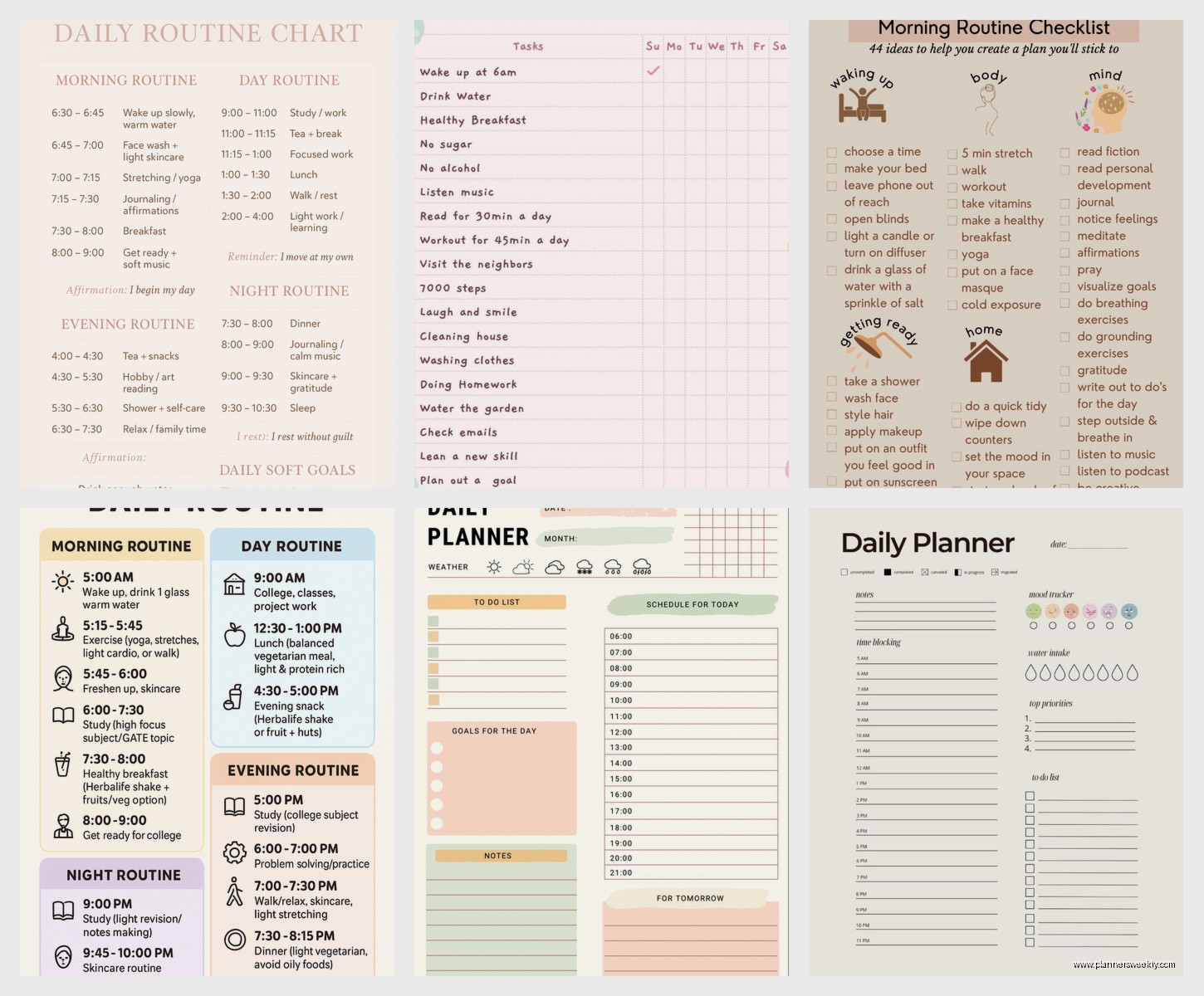 Daily Routine Planner: Build Better Habits & Systems