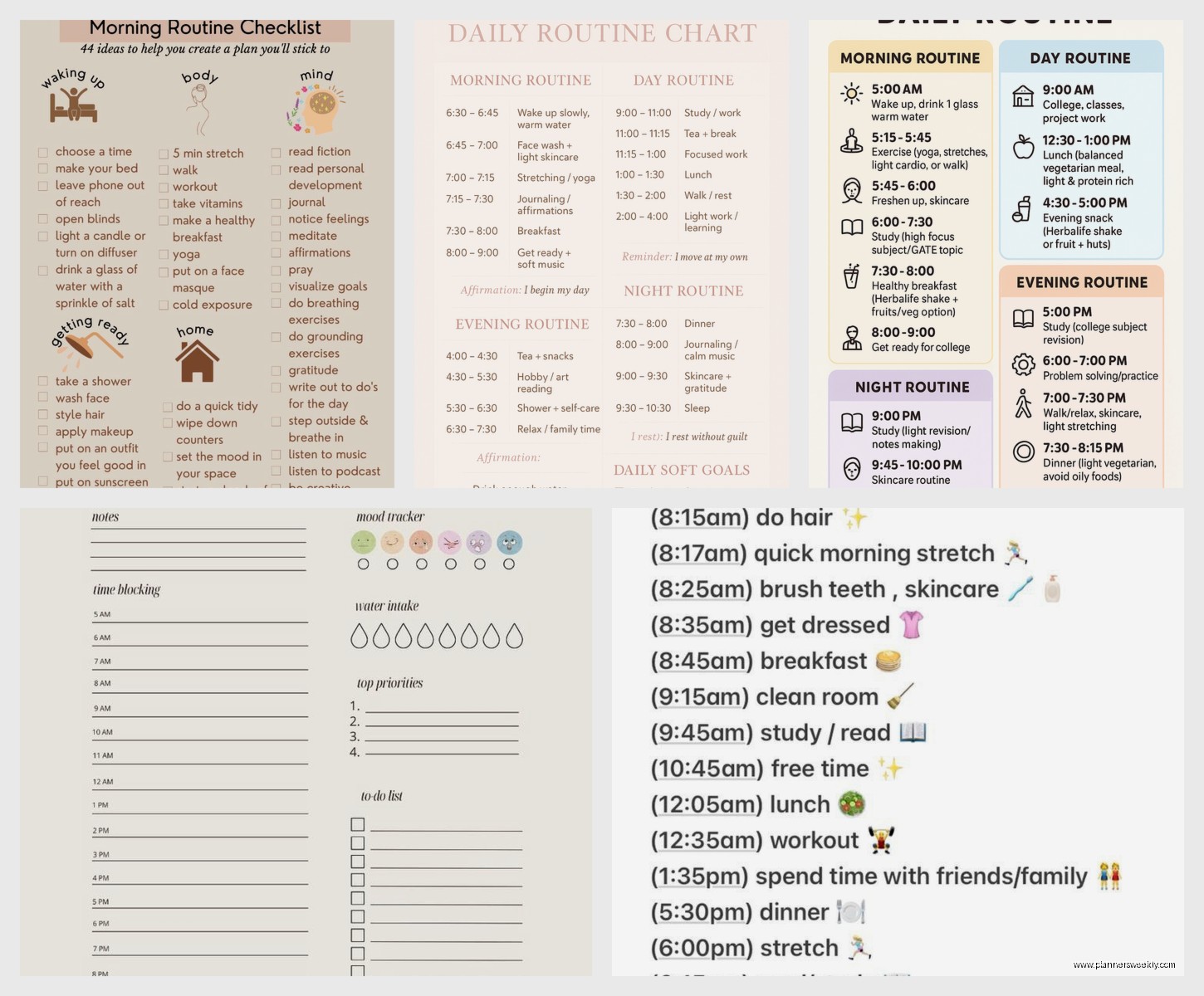 Daily Routine Planner: Build Better Habits & Systems