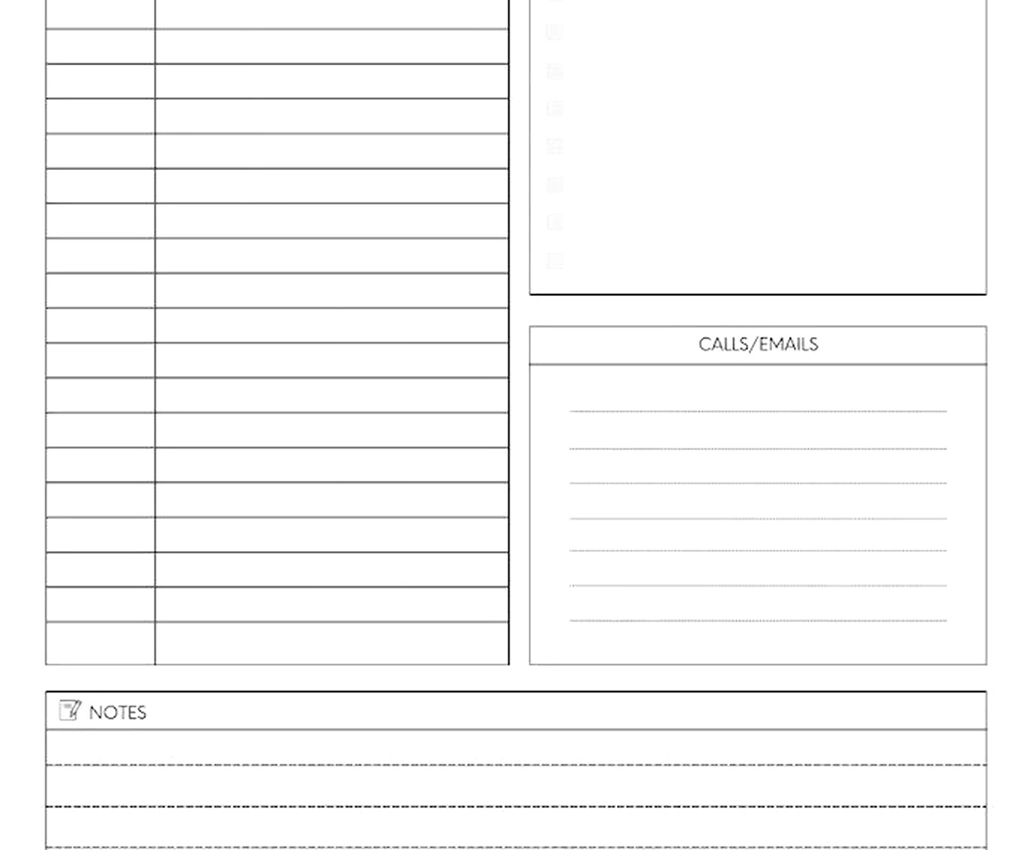 Daily Task Planner Template: Free Productivity Downloads