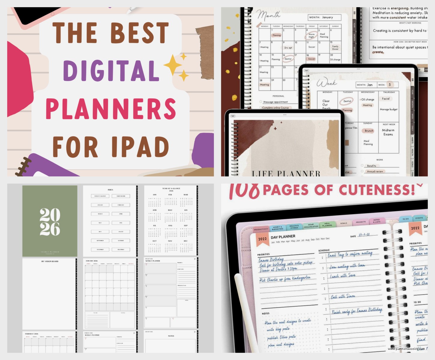 Best Digital Planners for iPad: Apps Templates & Tips