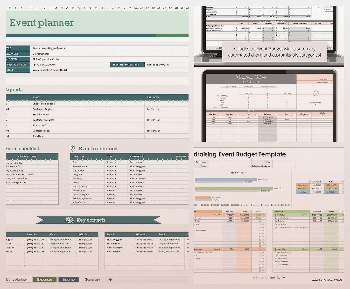 Event Planning Spreadsheet: Excel Templates & Guide