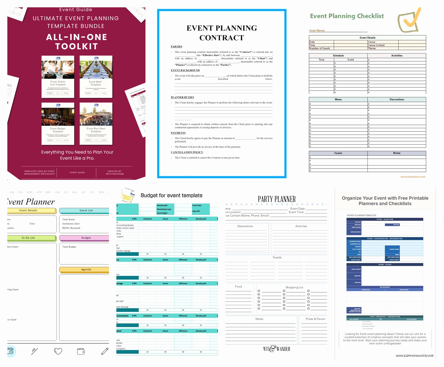 Free Event Planning Template: Downloads & Checklists