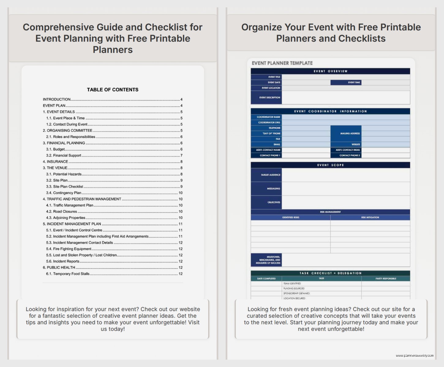 Free Event Planning Template: Downloads & Checklists