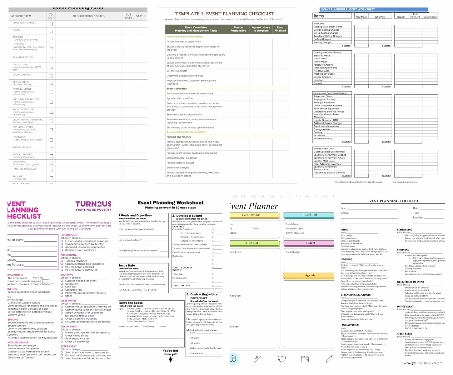 Event Planning Worksheet: Free Checklists & Tools