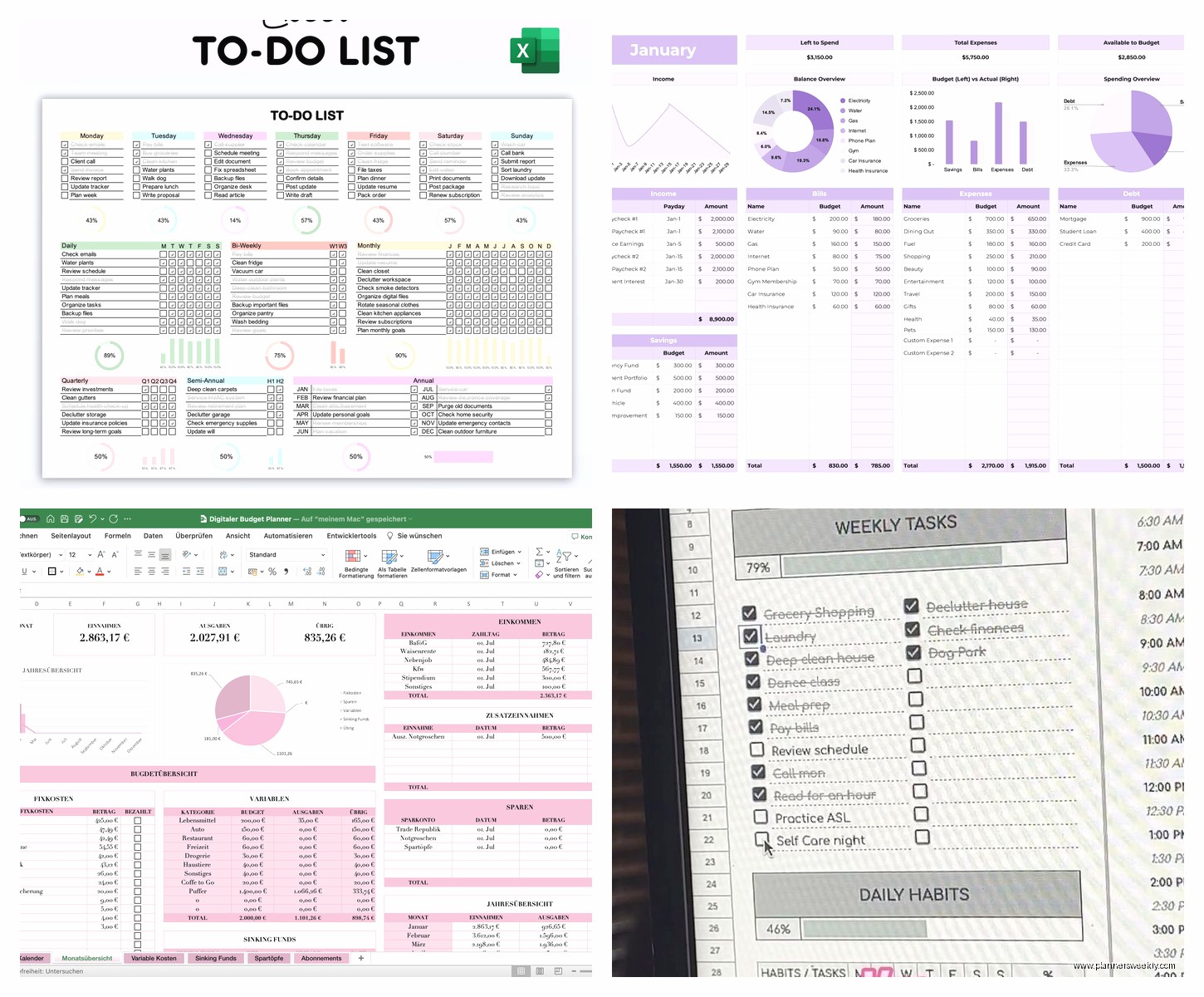 Excel Planning Template: Free Downloads & Tutorials
