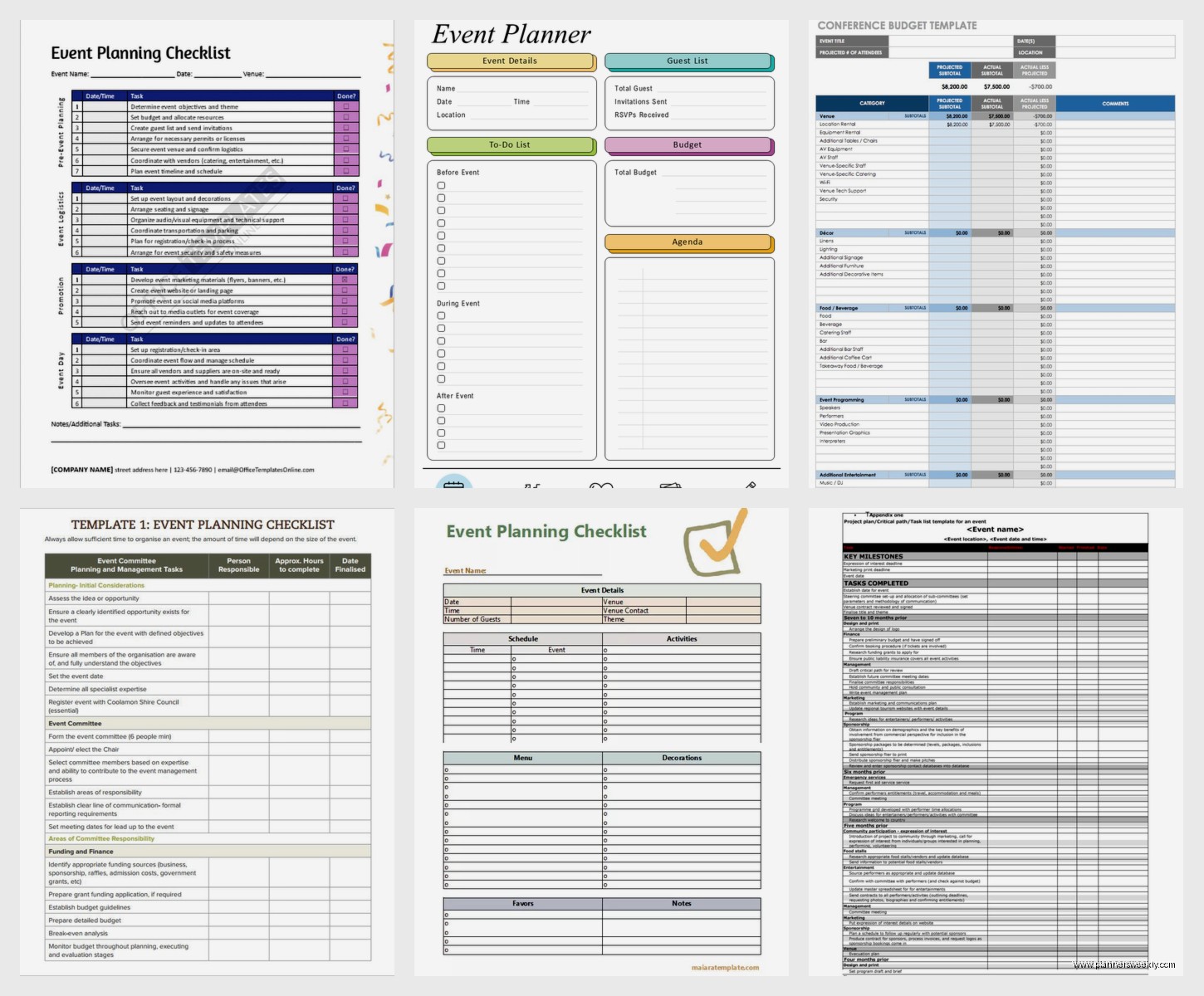 Free Event Planning Template: Downloads & Checklists