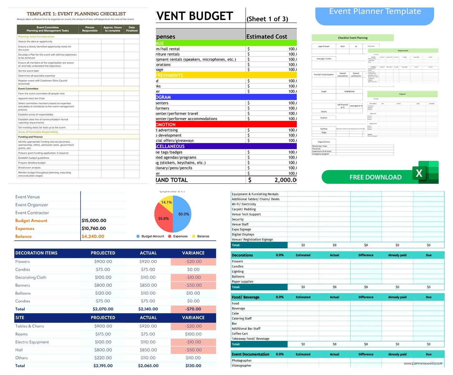 Free Excel Event Planning Template: Downloads & Guide