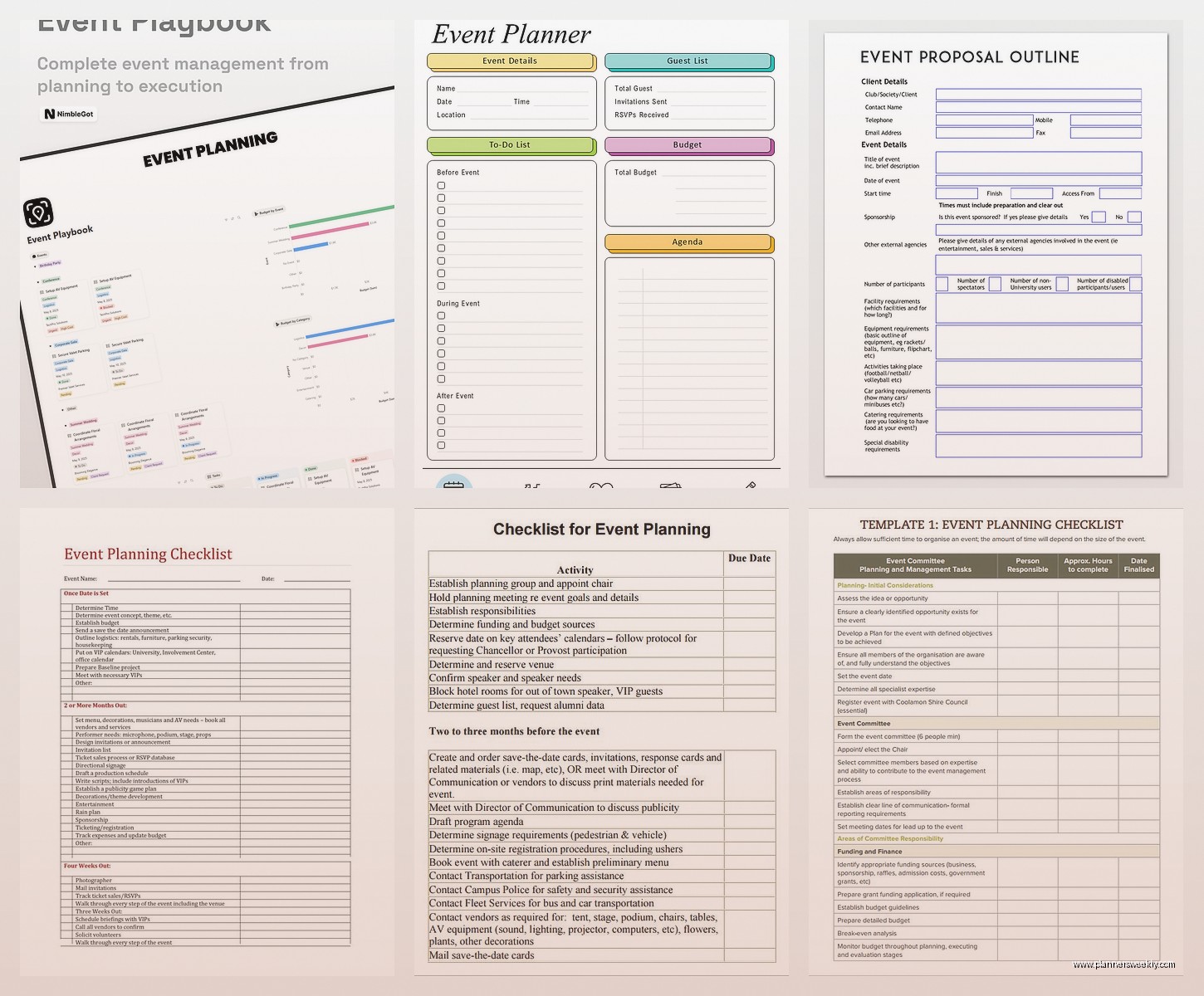 Free Word Event Planning Template: Downloads & Guide
