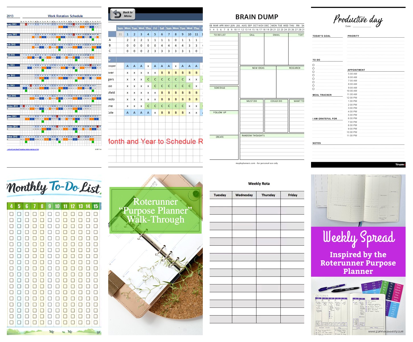 Free Rota Planner Guide: Employee Scheduling Solutions - Planners weekly