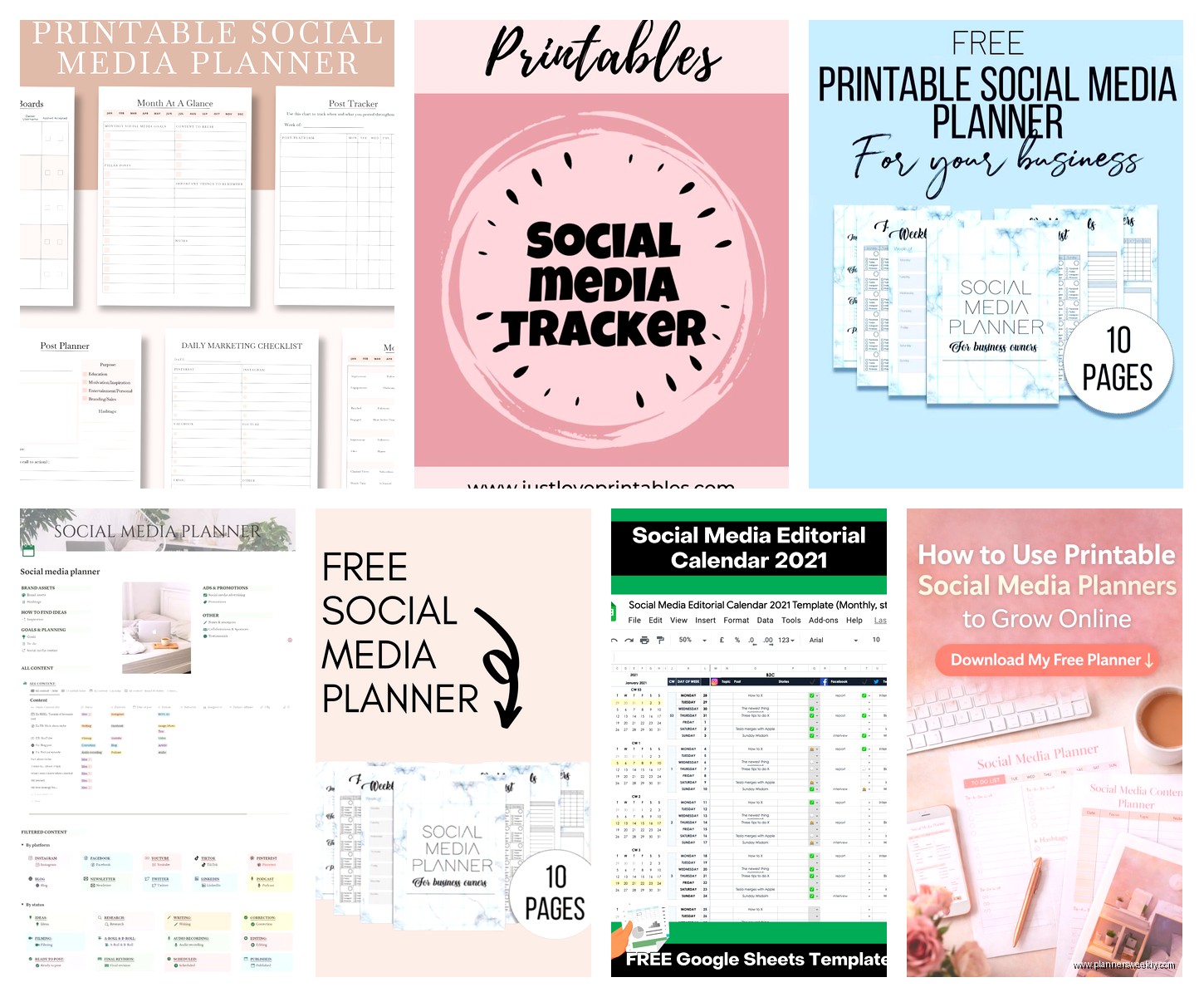 Free Social Media Planner Template: Content Calendar Guide