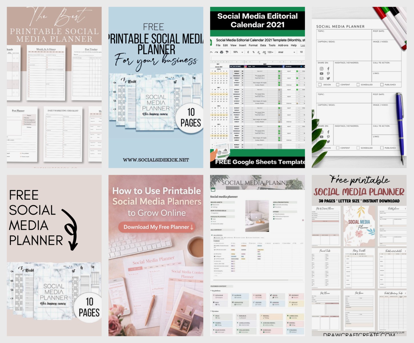 Free Social Media Planner Template: Content Calendar Guide