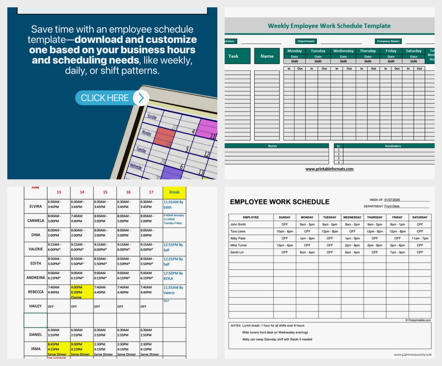 Free Staff Schedule Maker: Top Tools for Businesses