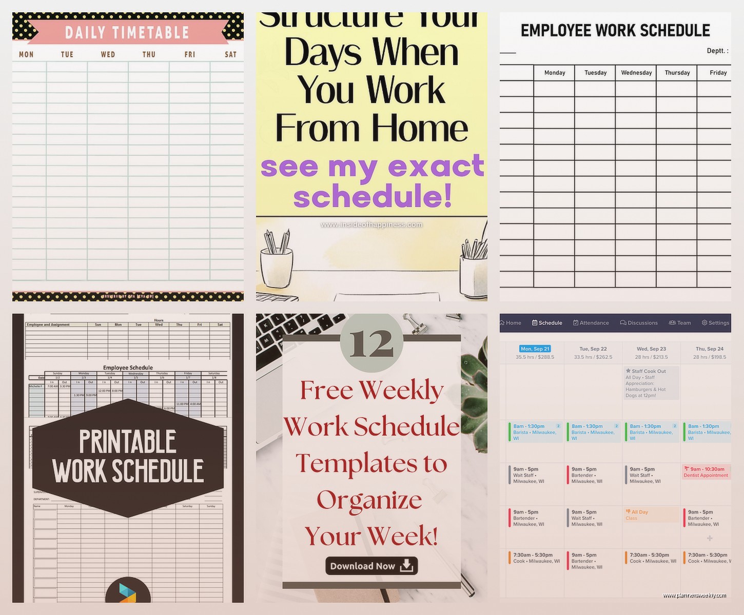 Free Work Schedule Maker: Best Employee Planning Tools