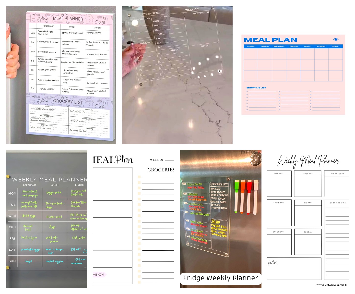 Fridge Meal Planner: Best Magnetic Kitchen Calendars