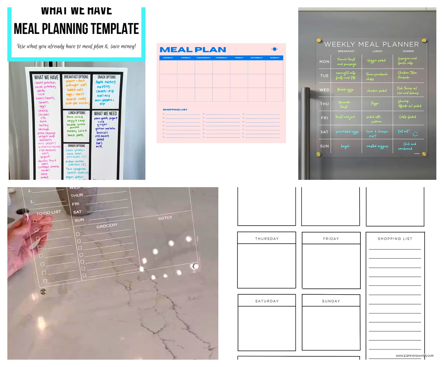Fridge Meal Planner: Best Magnetic Kitchen Calendars