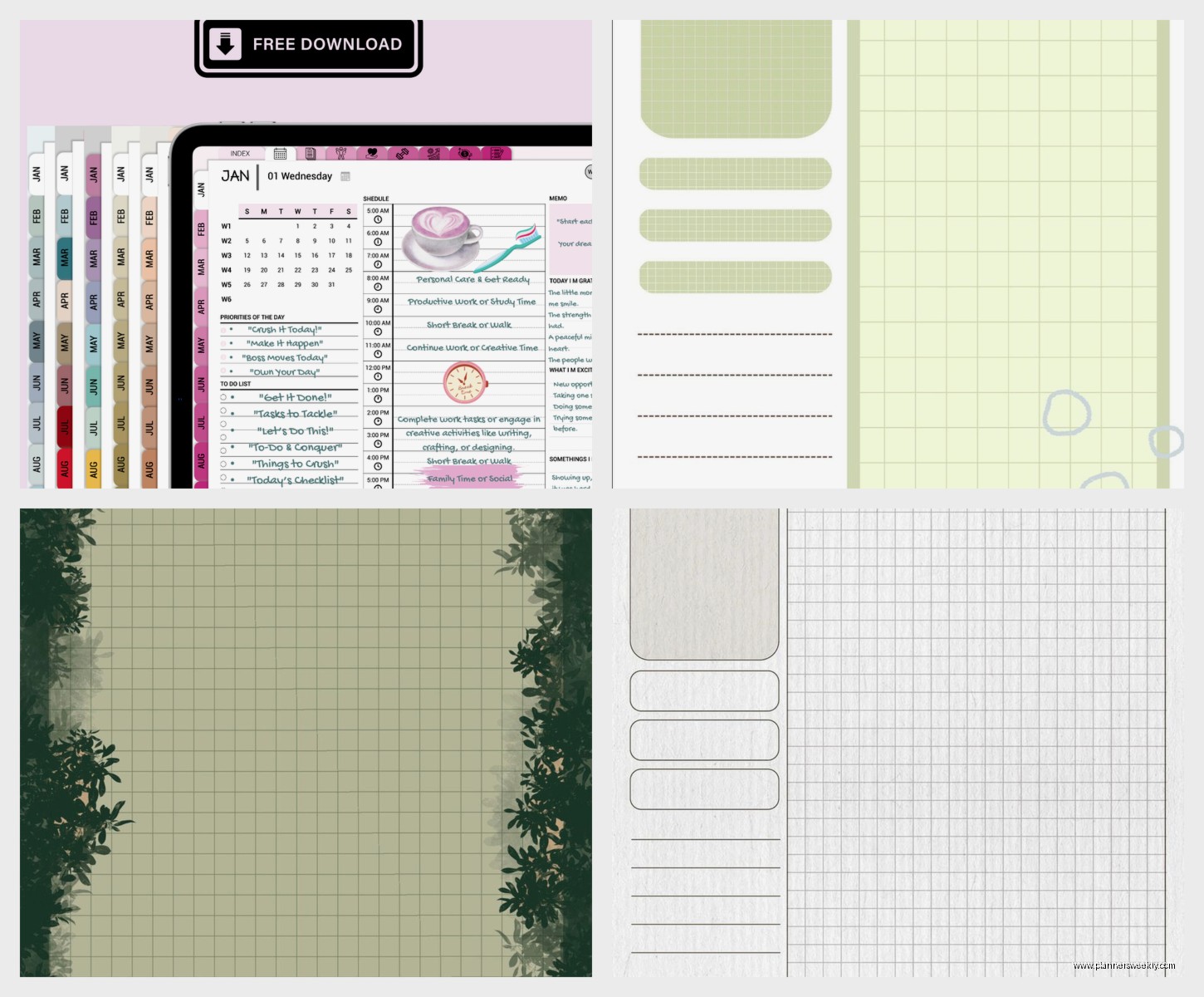 GoodNotes Templates Guide: Planners Notes & Journals