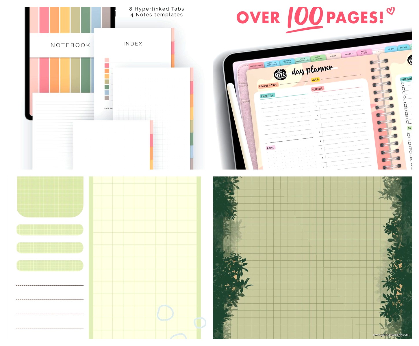 GoodNotes Templates Guide: Planners Notes & Journals