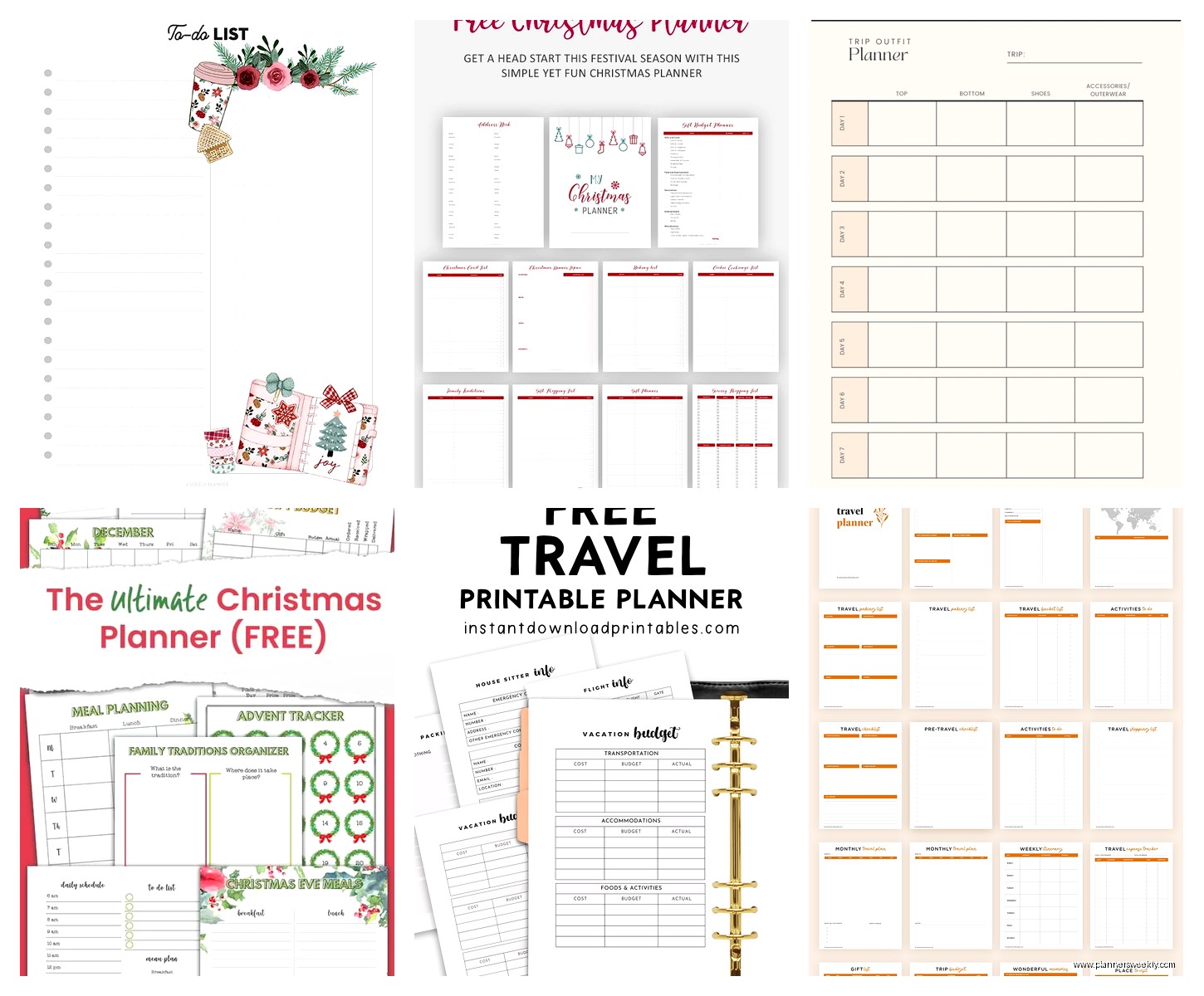 Holiday Planner Template: Vacation Planning Tools
