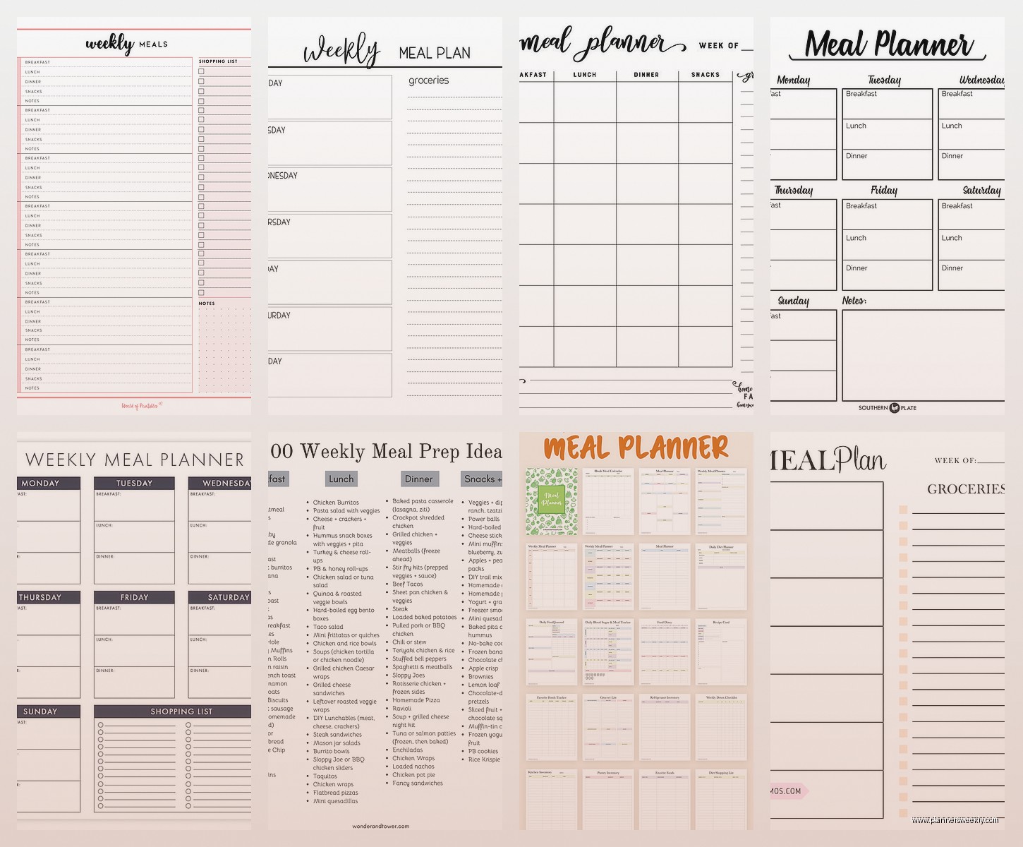 Meal Plan Template Guide: Weekly & Monthly Options