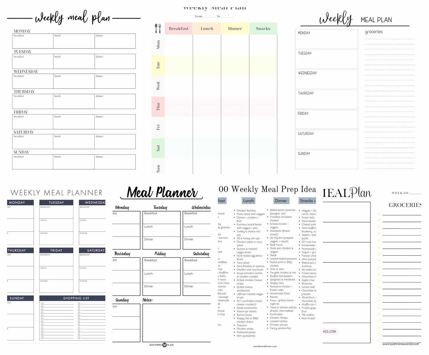 Meal Plan Template Guide: Weekly & Monthly Options