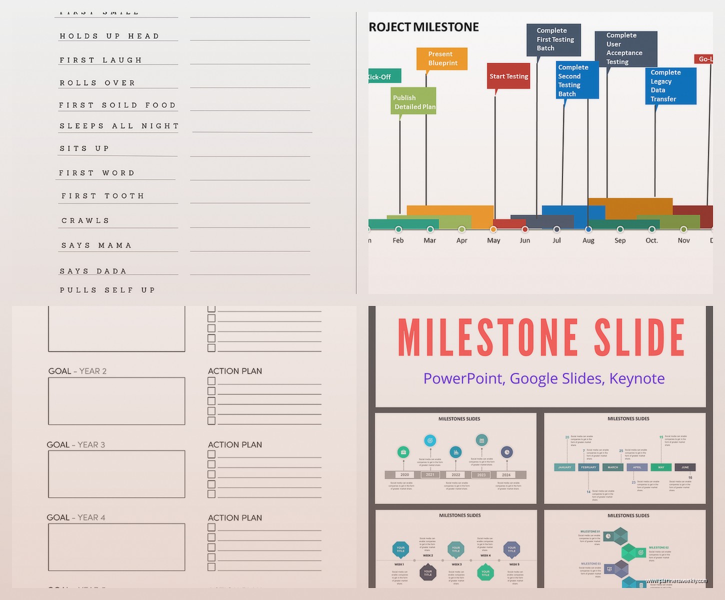 Milestone Plan Template: Project Planning Tools