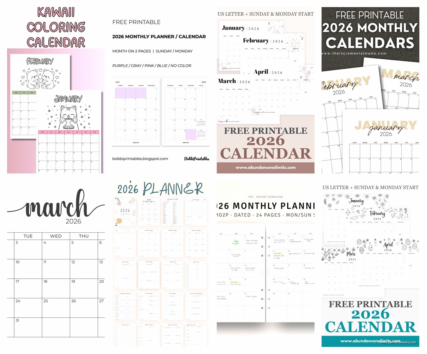 2026-27 Monthly Planner: Extended Planning Guide