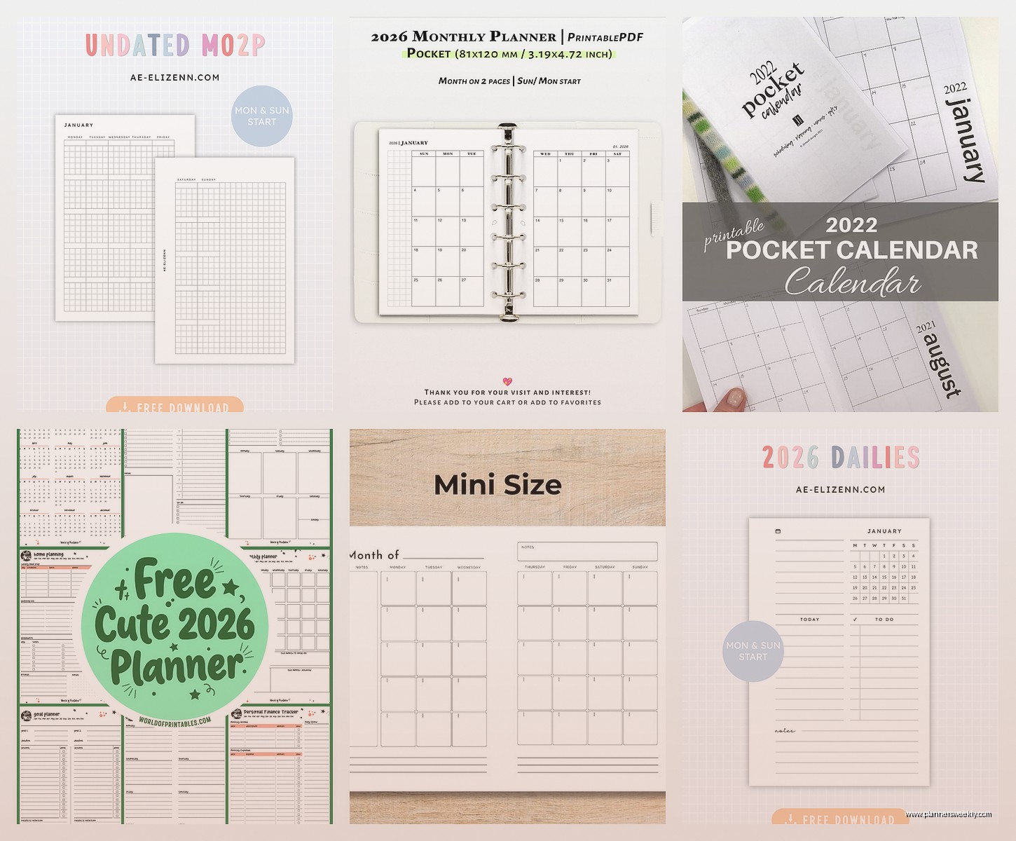 2027 Monthly Pocket Planner: Best Compact Options