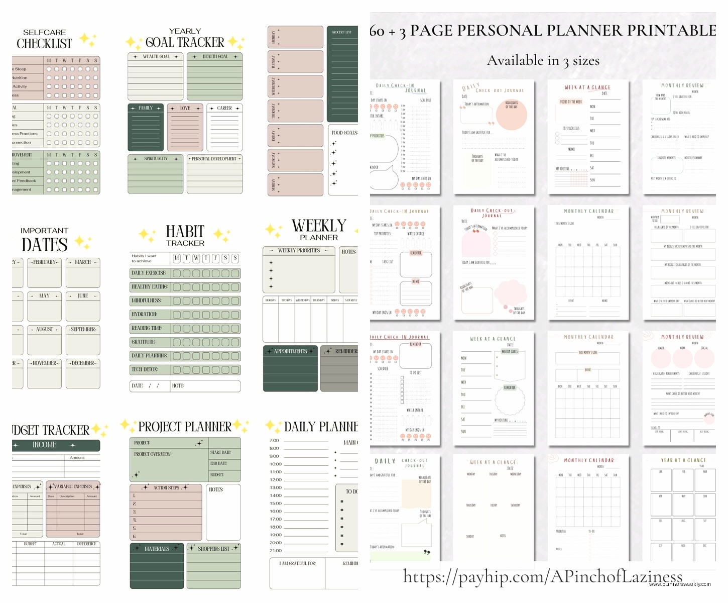 Personalized Daily Planner: Custom Planning Options
