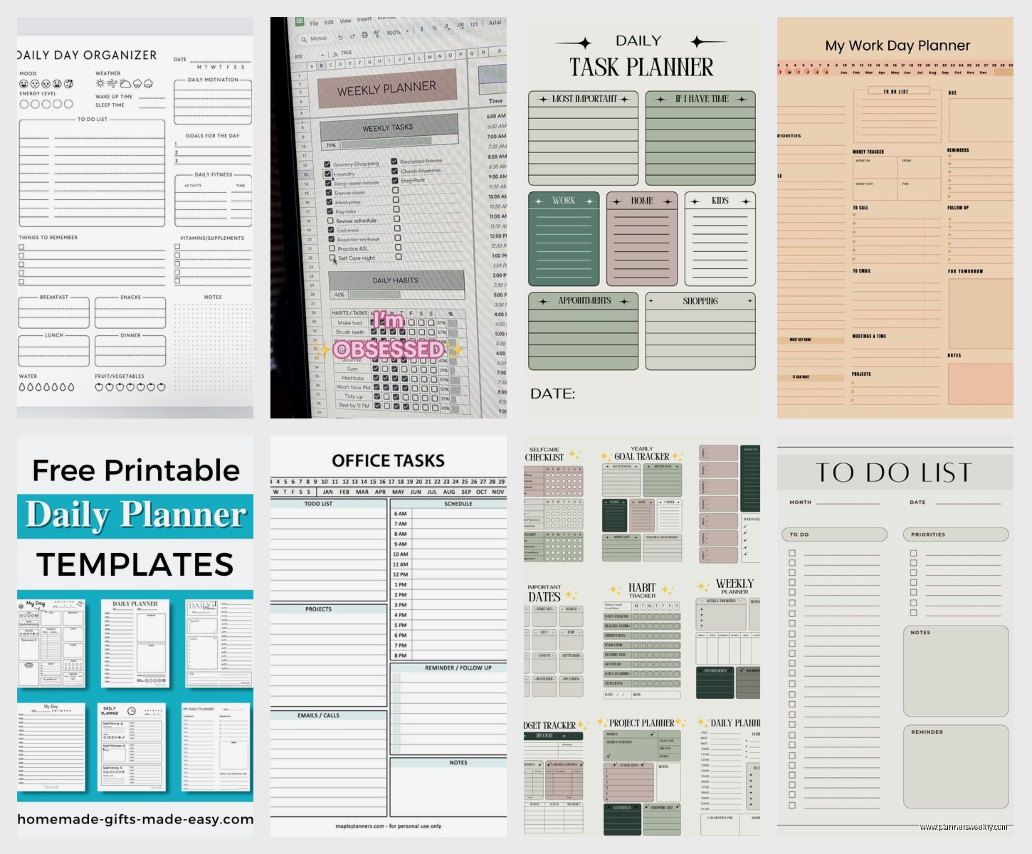 Task Planner Template: Free Productivity Downloads