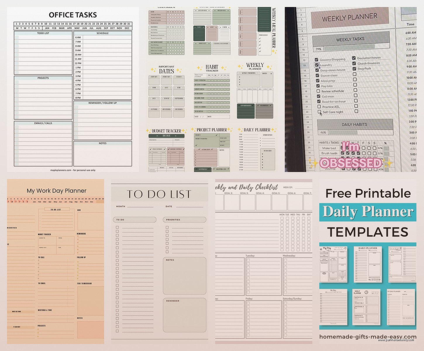 Task Planner Template: Free Productivity Downloads