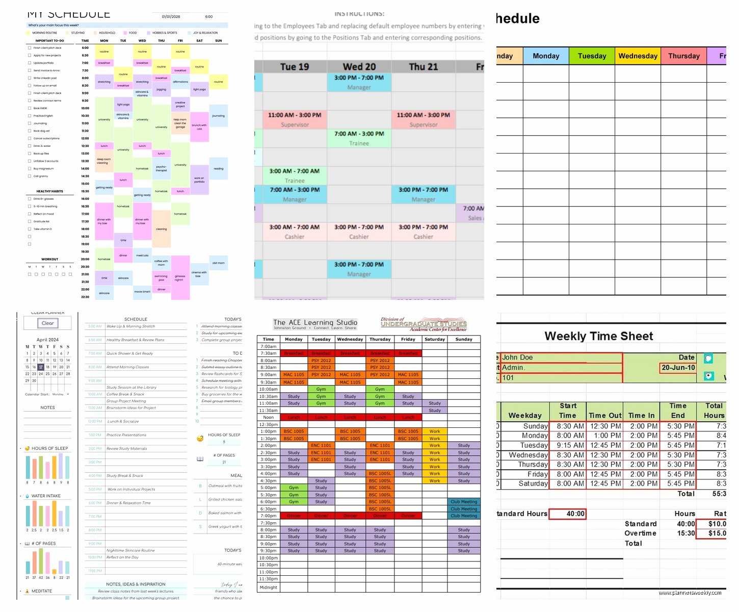 Excel Timetable Template: Free Downloads & Guide
