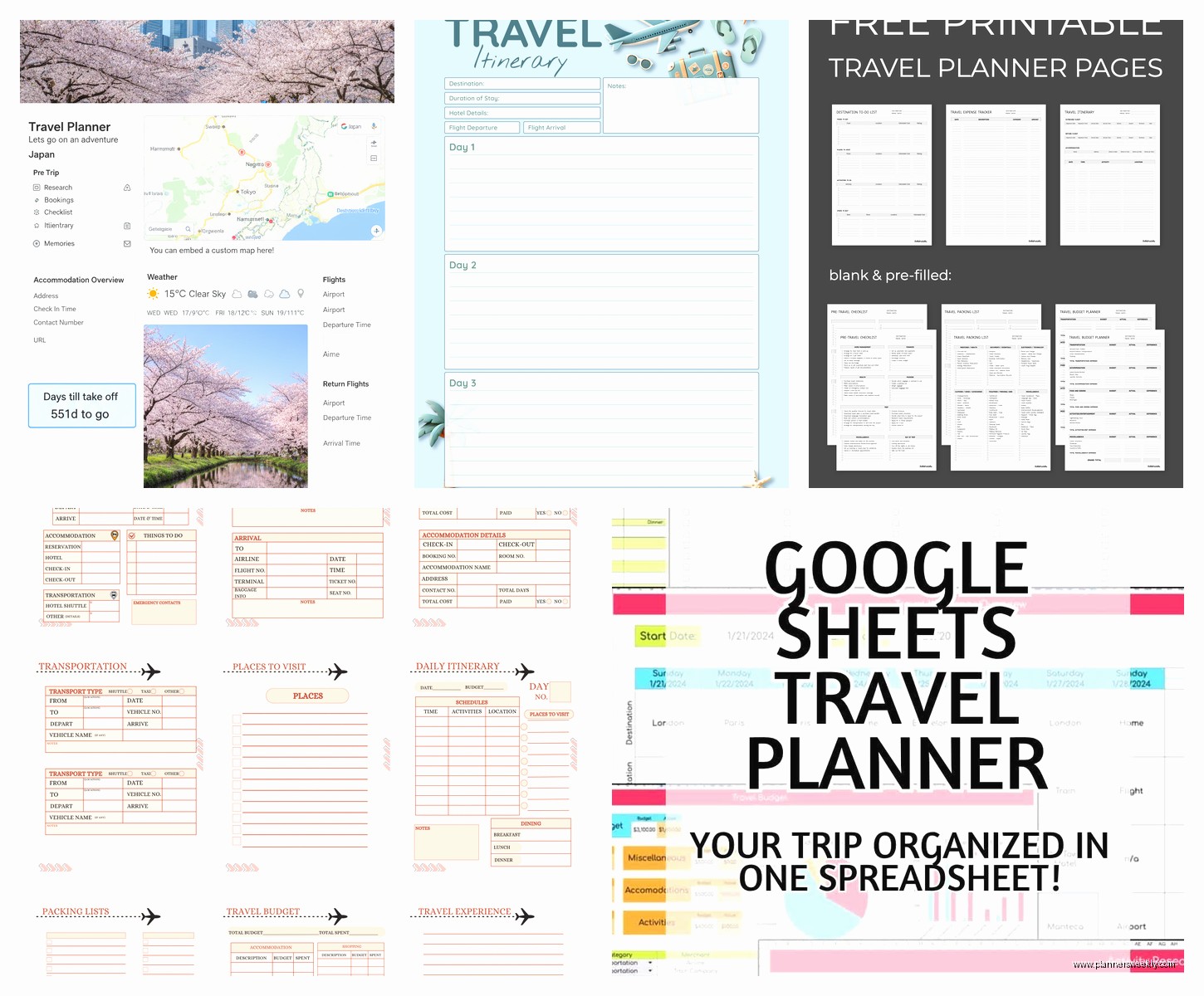 Trip Planner Template: Free Travel Planning Tools