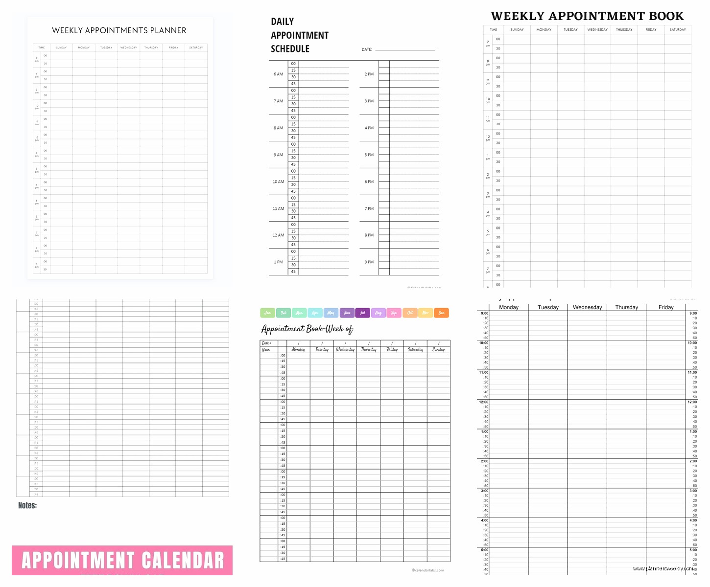 Weekly Appointment Planner: Best Scheduling Options