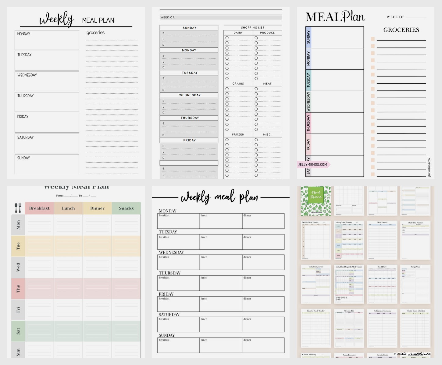 Weekly Meal Planner Template: Food Planning Guide