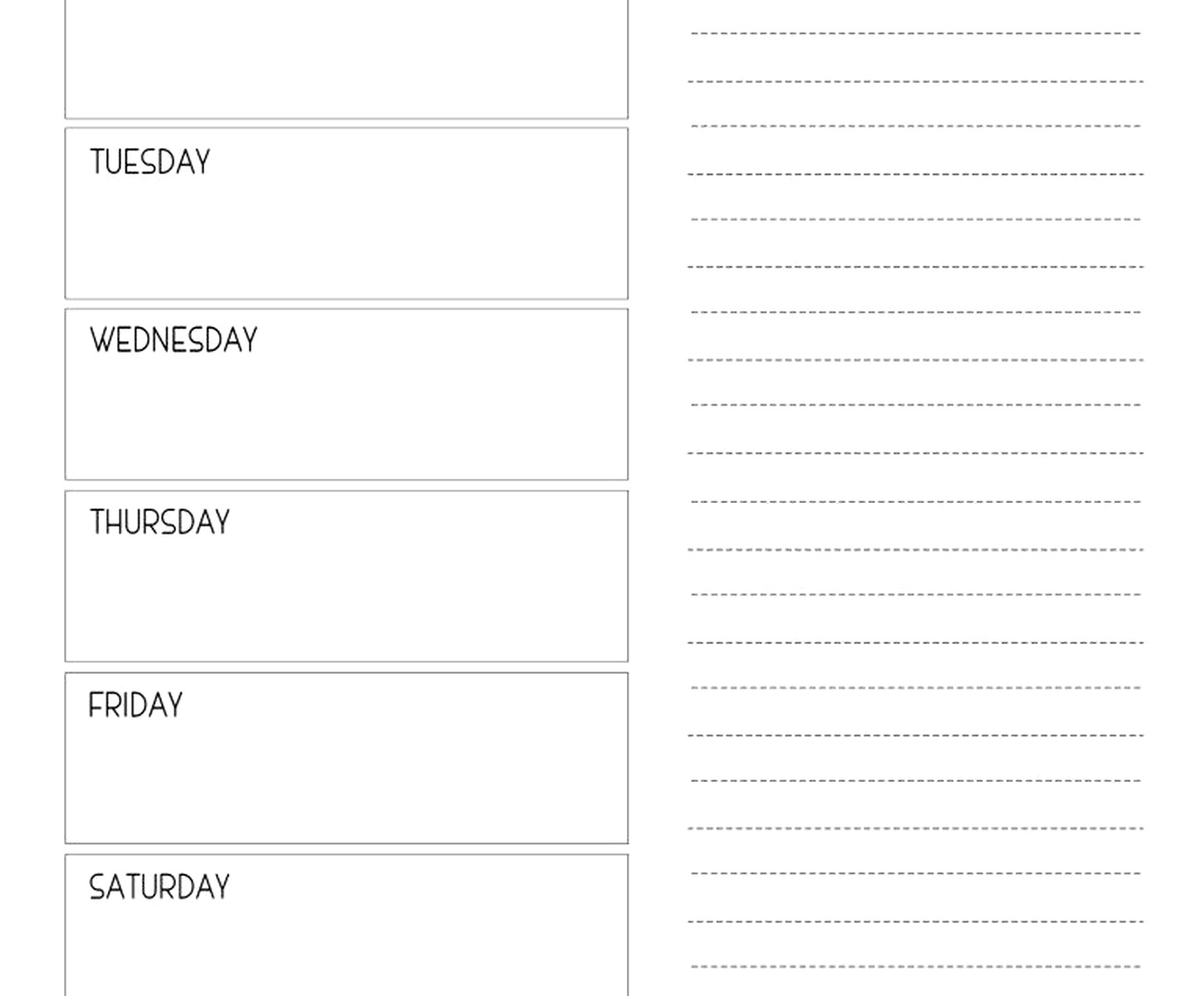 Weekly Meal Planner Template: Food Planning Guide