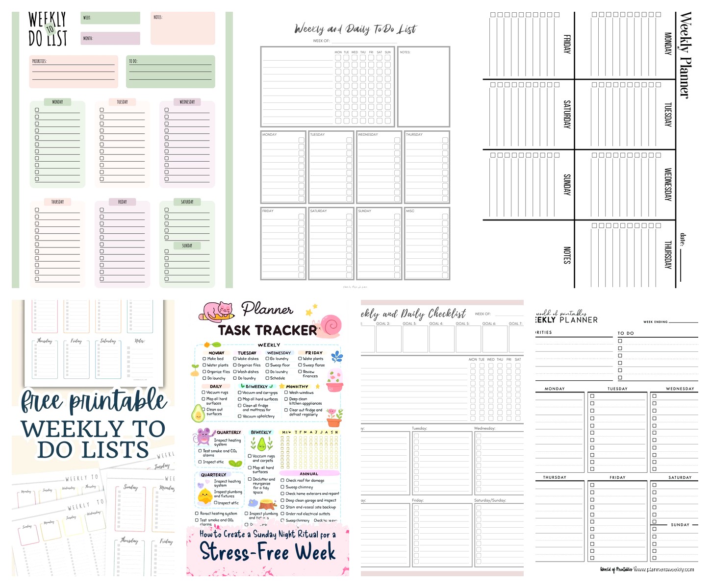 Weekly Task Planner: Best Productivity Systems