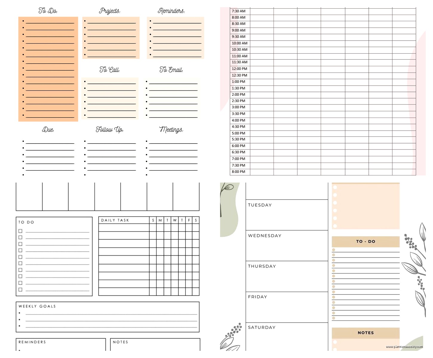 Weekly Work Planner: Best Productivity Systems