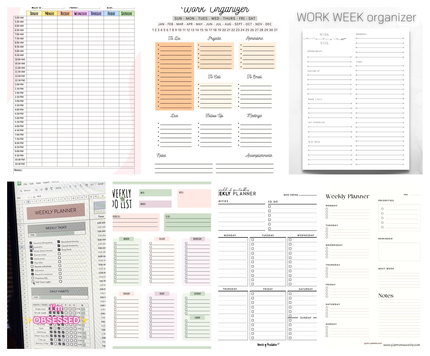 Weekly Work Planner: Best Productivity Systems