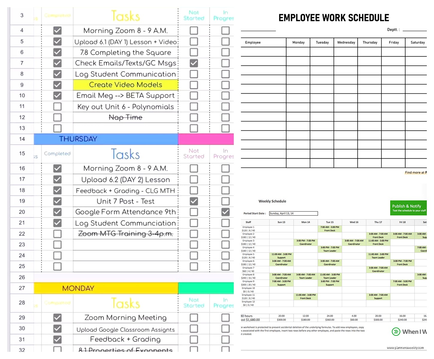 Excel Work Schedule Maker: Template Guide & Tutorial
