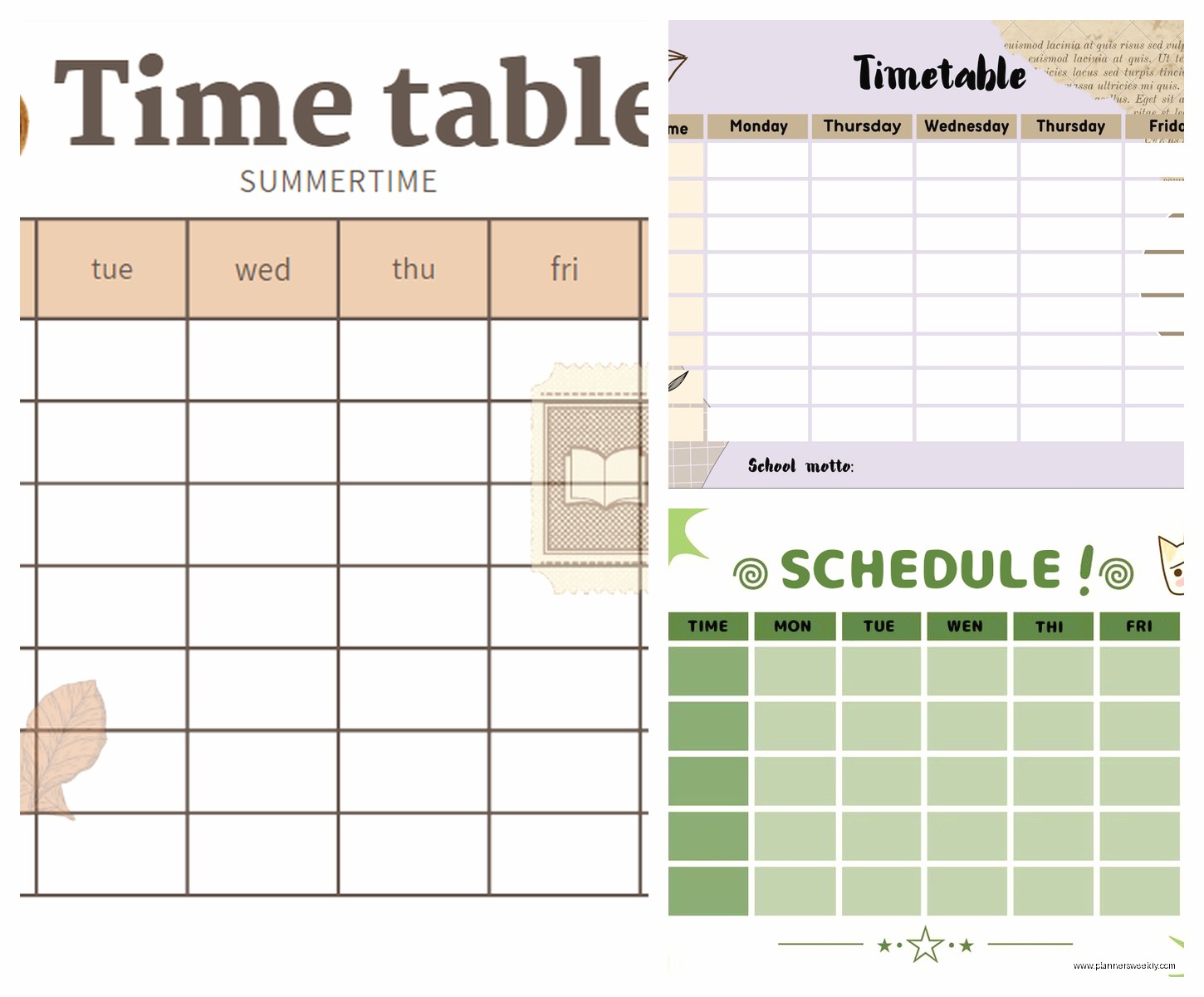 Aesthetic Timetable Maker: Beautiful Scheduling Tools