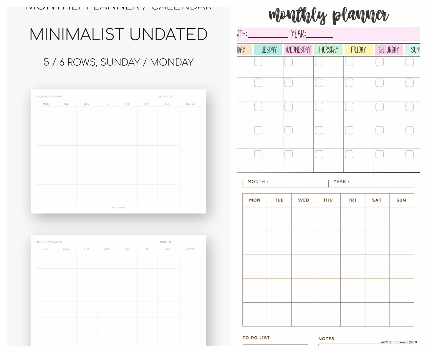 Calendar Planner Template: Free Designs & Customization