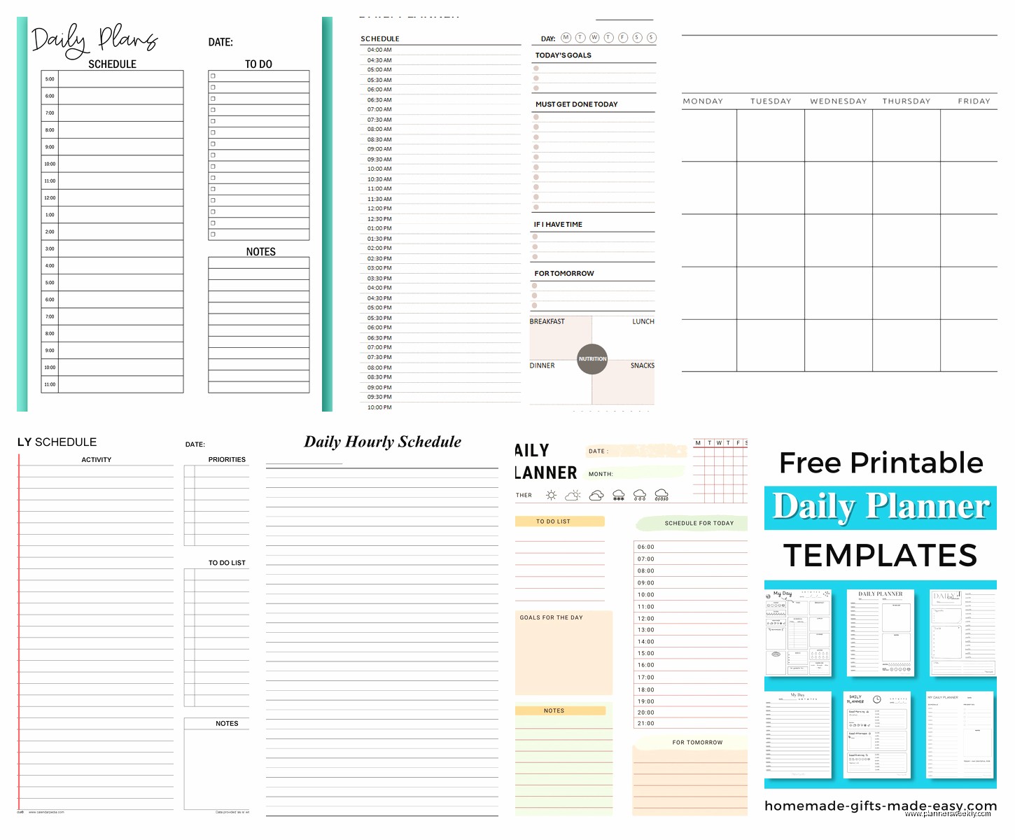 Daily Calendar Template: Free Printable & Digital Options