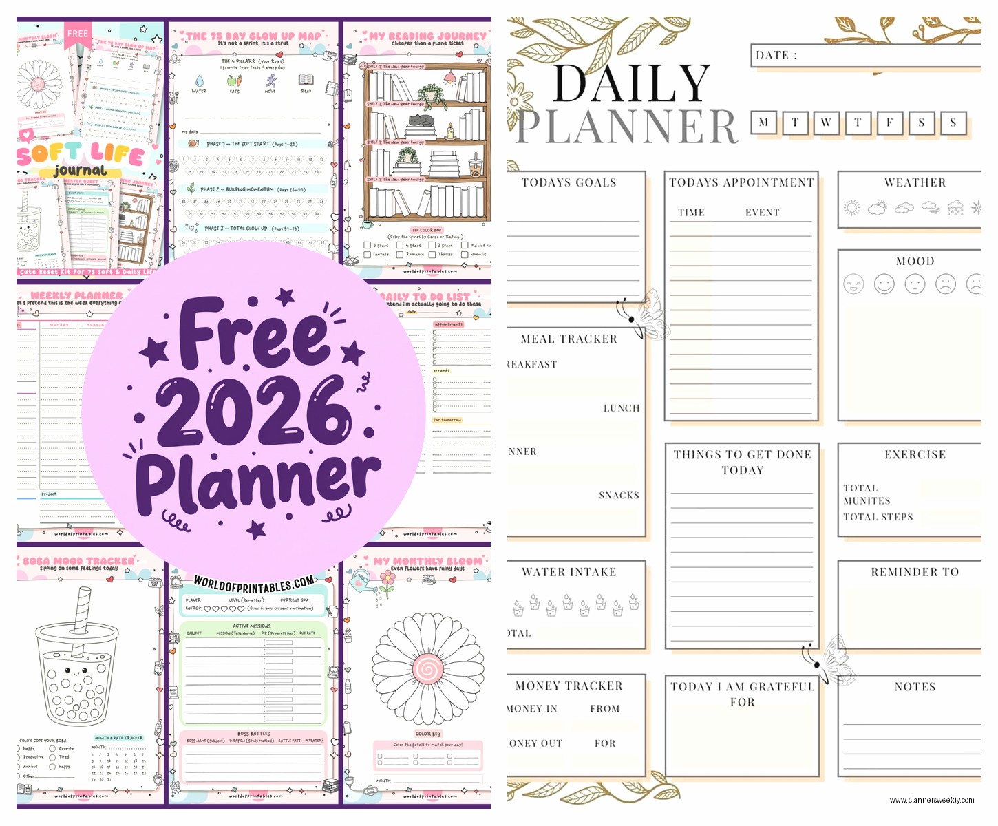 Printable Daily Planner: Free Templates & Designs