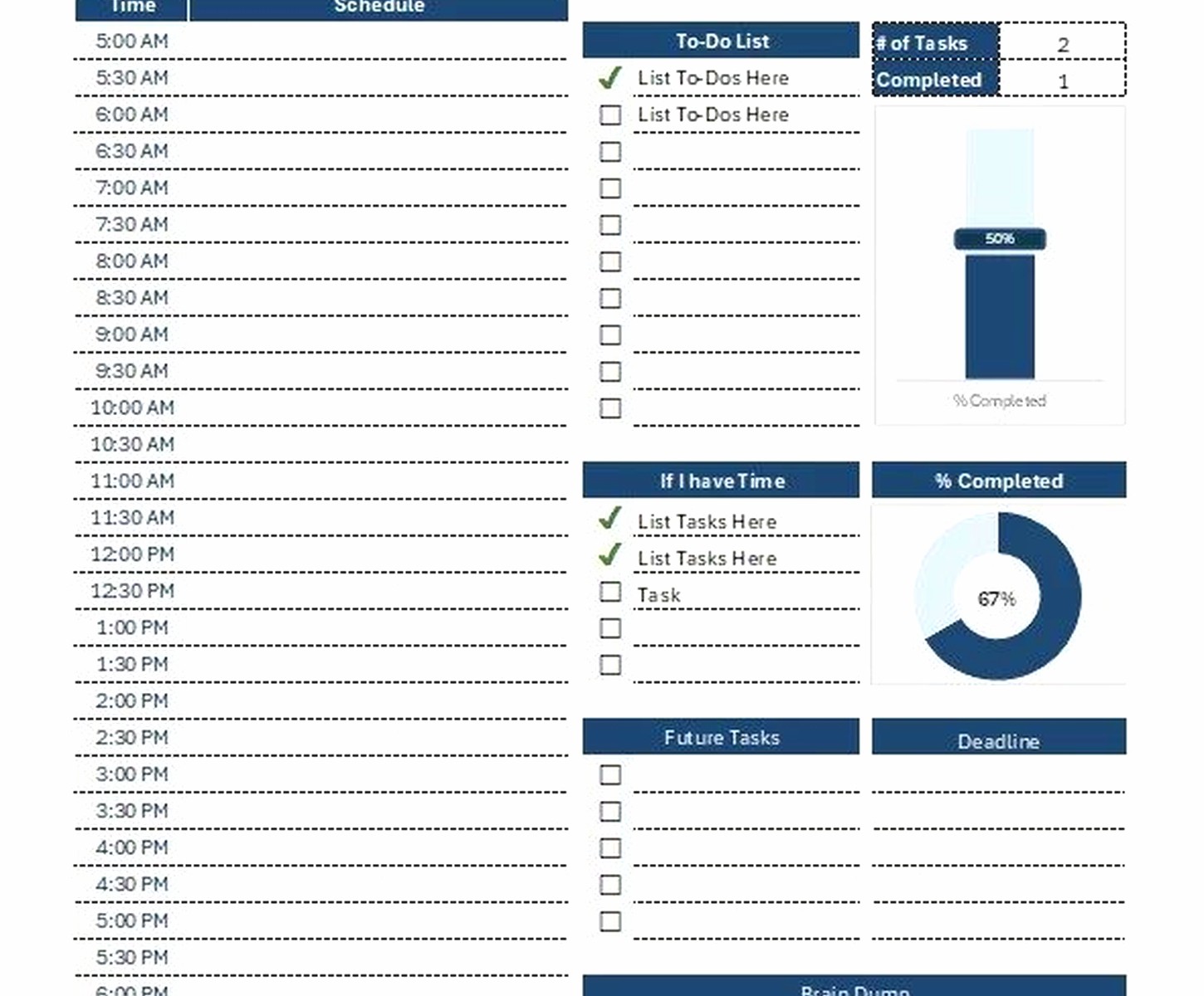 Excel Daily Planner Template: Free Downloads & Guide