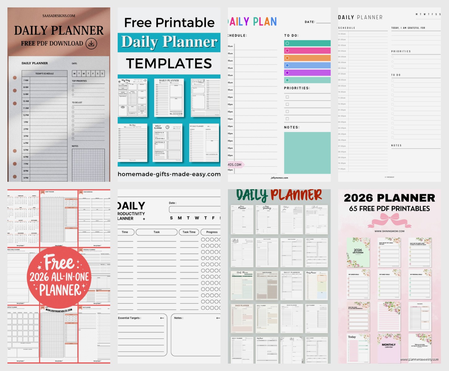 Free Daily Planner Template: Downloads & Customization