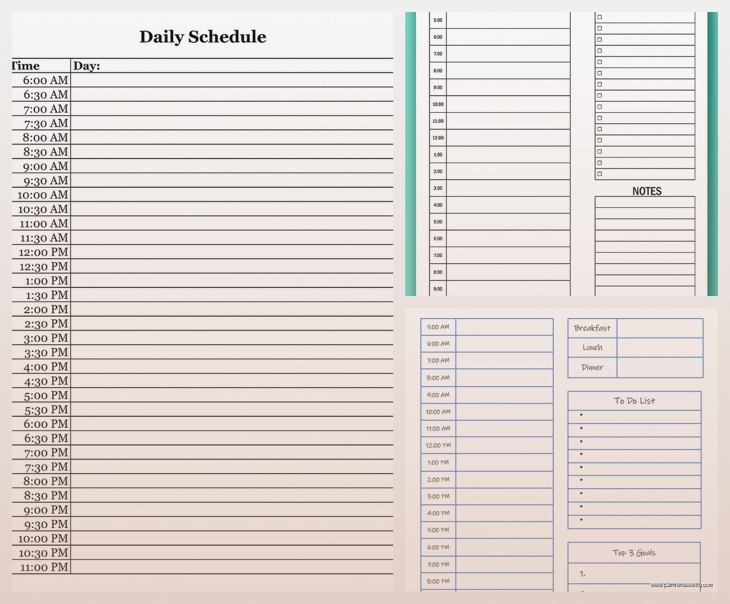 Free Daily Schedule Template: Downloads & Customization